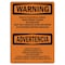 Signmission OSHA WARNING Sign, Risk Of Electrical Shock From Energy, 14in X 10in Aluminum, OS-WS-A-1014-L-12824 OS-WS-A-1014-L-12824 - alternate 1